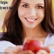 Smile and forgive; it's the only way to live 1
